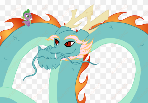 Queencold, Chinese, Chinese Dragon, Dragon, Safe, Simple - My Little Pony Chinese Dragon transparent png image
