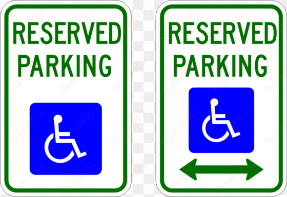 r7-8 reserved parking handicapped sign - reserved handicap parking signs