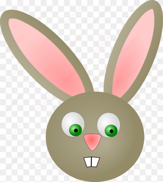 rabbit head clip art