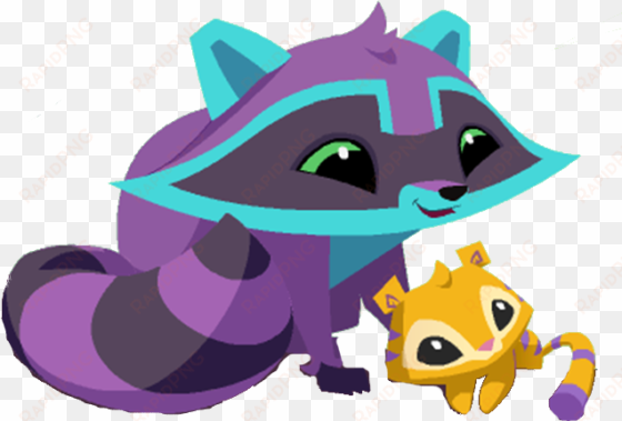 raccoon tiger - png - national geographic animal jam