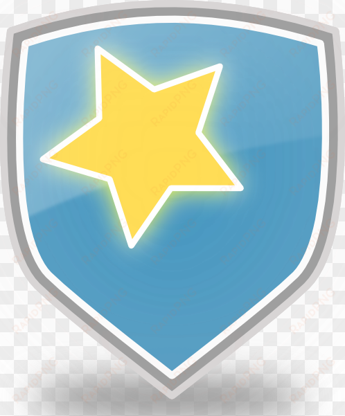 rachaelanaya blue star icon clipart - star shield png