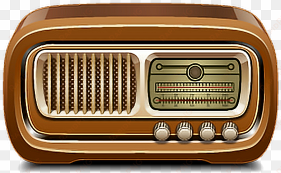 Radio Retro Oldradio Old Freetoedit - Radio transparent png image