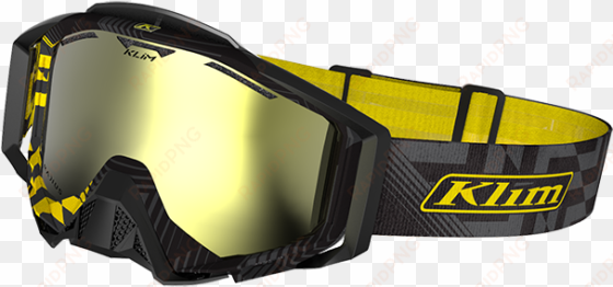radius pro goggle threat smoke gold mirror - klim radius pro adult snow snowmobile goggles eyewear
