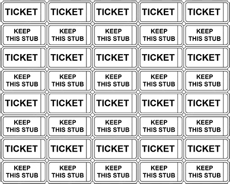 raffle ticket templates tim's printables - number