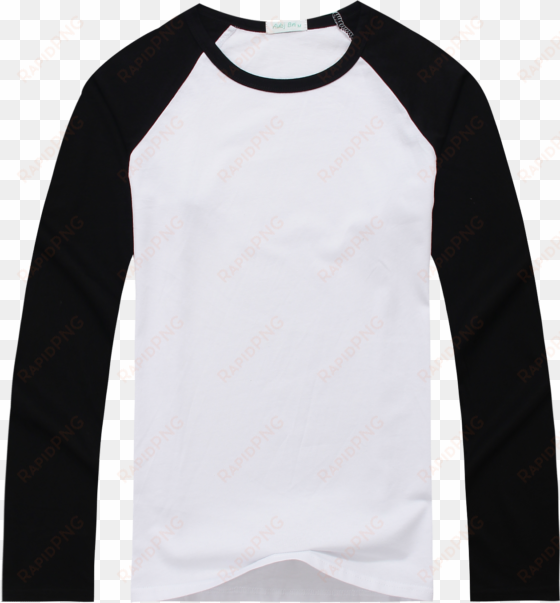 raglan long sleeve plain t shirt - bts