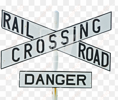 railroad crossing sign png - level crossing