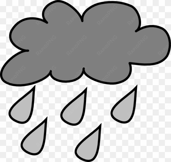 rain clipart outline - raincloud clipart