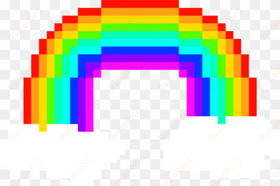 rainbow - 8 bit planet png