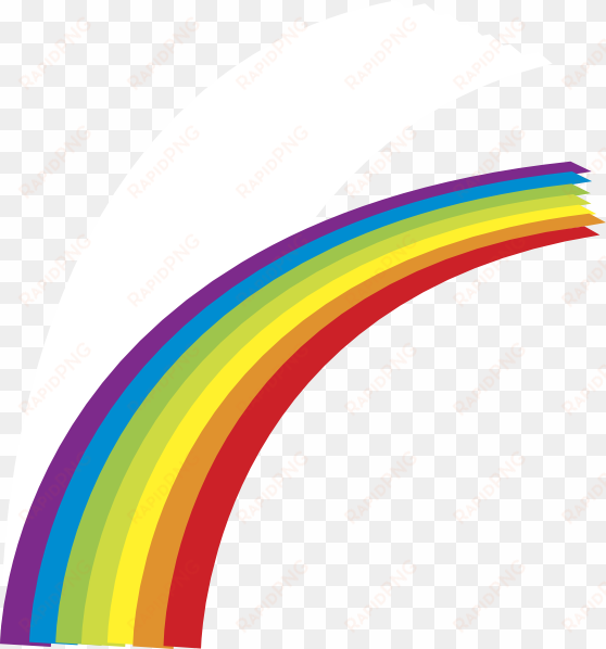 rainbow clip art - half a rainbow