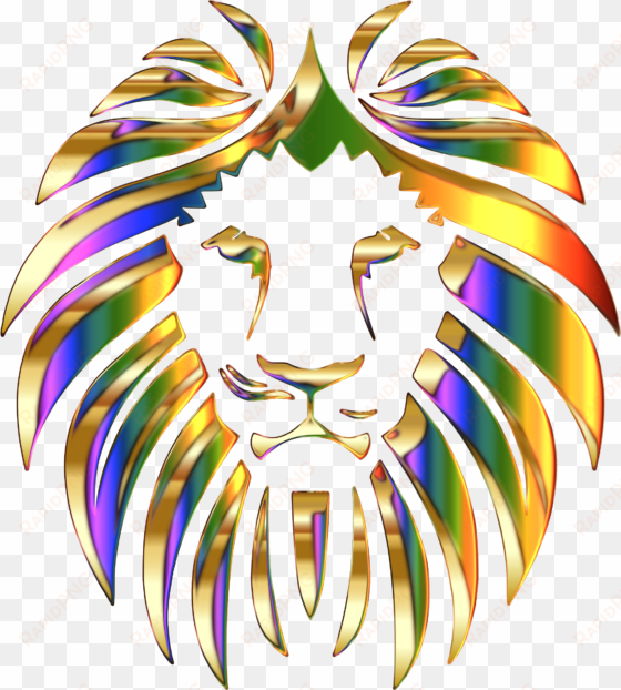 rainbow clipart lion - lion
