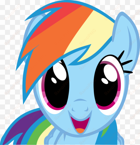 rainbow dash by nero narmeril-d5usz5a - my little pony rainbow dash face