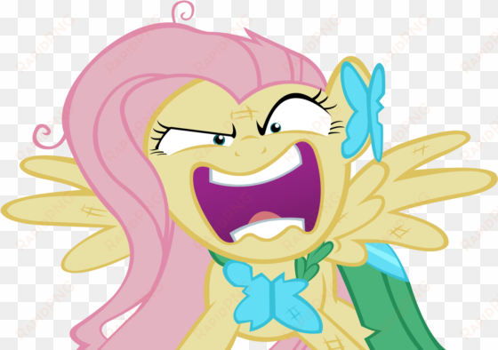 rainbow dash fluttershy derpy hooves facial expression - funny my little pony faces
