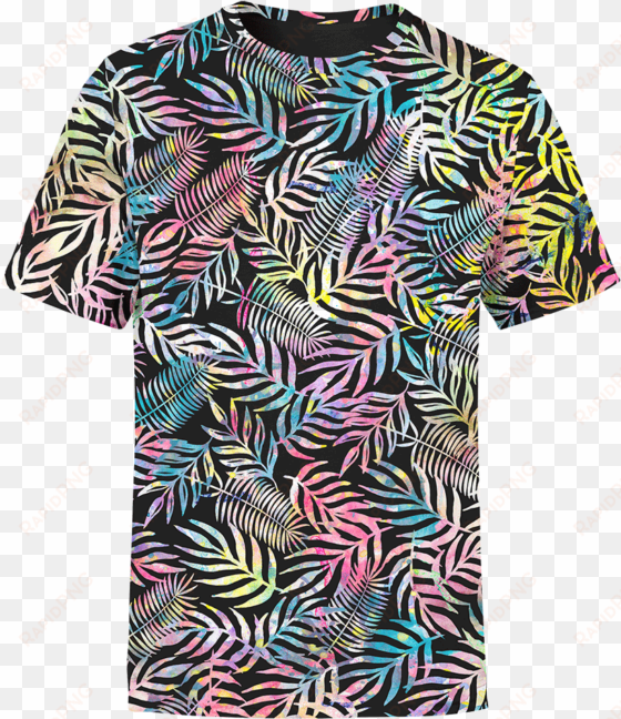 Rainbow Jungle Unisex Shirt - Unisex transparent png image