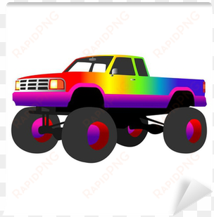 rainbow pick up truck