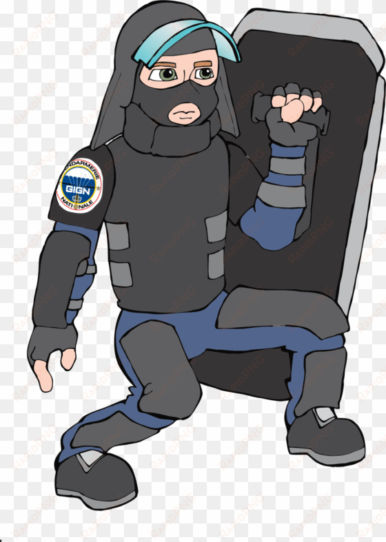 rainbow six siege clipart - montagne rainbow six anime