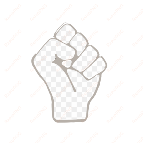 raised fist for unity and solidarity lapel pin - solidarity