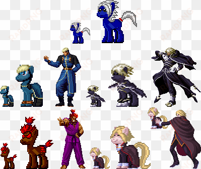 ralord, goenitz, gouki, igniz, king of fighters, melty - king of fighters mlp