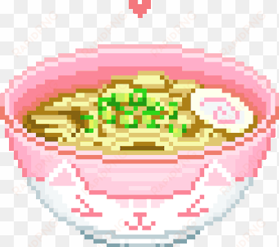 ramen clipart transparent tumblr - kawaii food pixel png