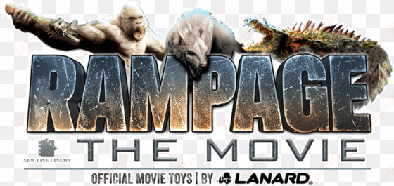 rampage movie official toys by lanard - rampage movie logo png
