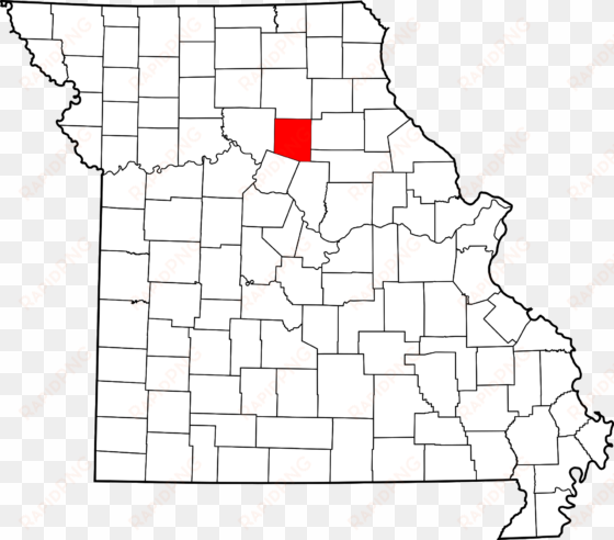 randolph county, missouri - map of missouri