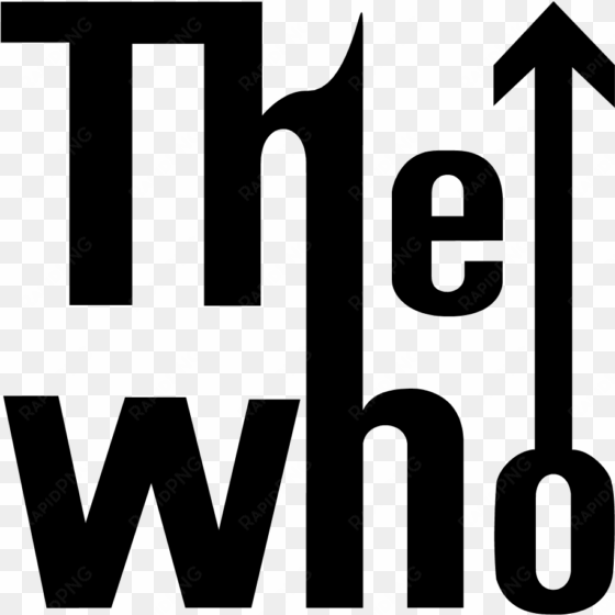 random logos from the section «logos of musical bands» - logo the who vector