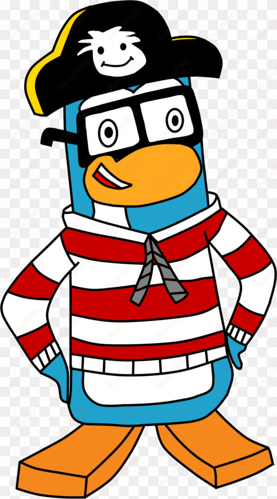 random pirate penguin - cartoon