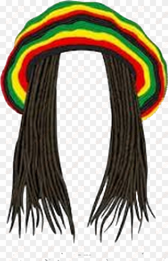 rasta hat with dreads