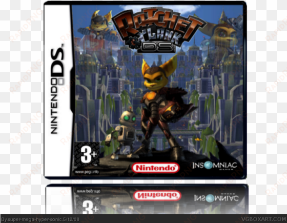 ratchet and clank ds box art cover - ratchet e clank nds