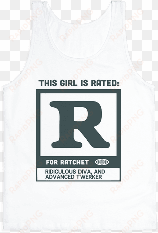 rated r for ratchet tank top - queens of the stone age