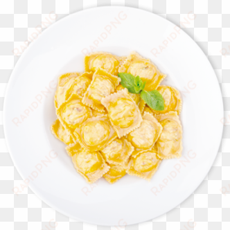 ravioli with cottage cheese - waffle