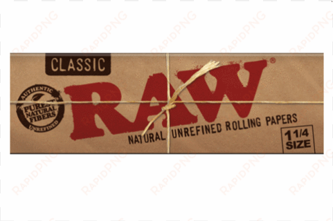 raw classic 1 1/4 rolling paper - raw paper 1 1 4
