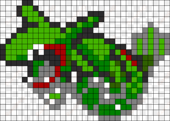 rayquaza perler bead pattern / bead sprite - rayquaza perler bead pattern