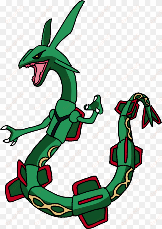 rayquaza transparent anime clip art download - rayquaza transparent background