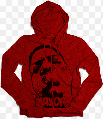 ready to die xx year series 'biggie for mayor 2' zip-up - hoodie