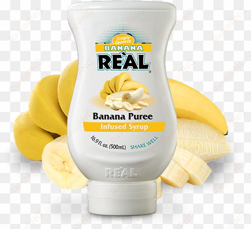 reàl ingredients product image banana - re'al infused syrup, mango puree - 16.9 fl oz bottle