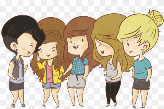 realistic drawings, cartoon drawings, one direction - one direction cartoon girls