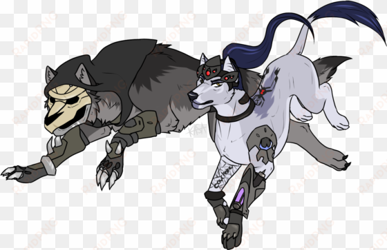 reaper and widowmaker - overwatch dogs