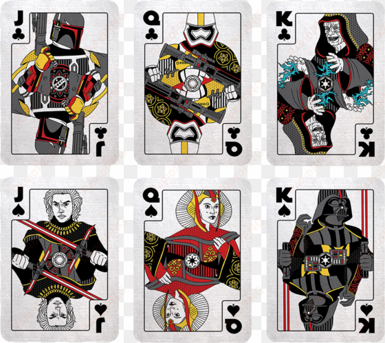 rebel empire suits pt1 small - star wars playing card deck