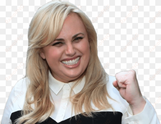 rebel wilson fist up png - rebel wilson transparent