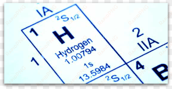 recently, a small explosion occurred underneath the - hydrogen element