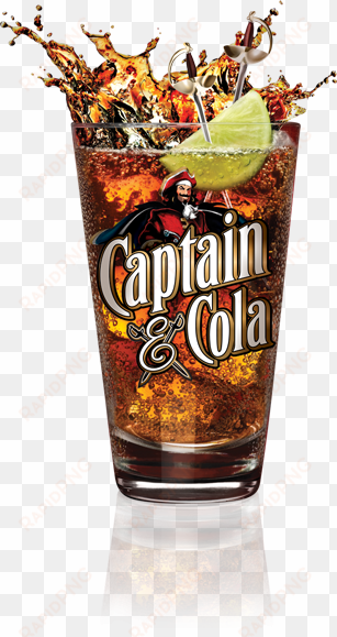 recipe cola detail - captain morgan and coke