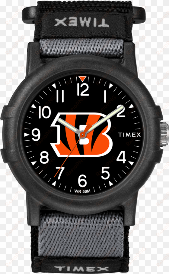 Recruit Cincinnati Bengals Large - Timex Camper T49713 Watch transparent png image