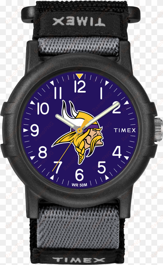 recruit minnesota vikings large - timex camper t49713 watch