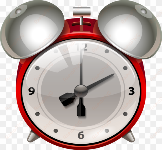 red alarm clock png clip art - alarm clock