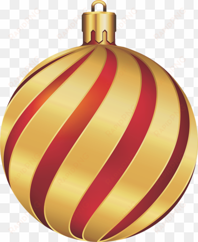 red and gold ornament