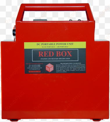 red box dc portable power unit rb25 - redbox