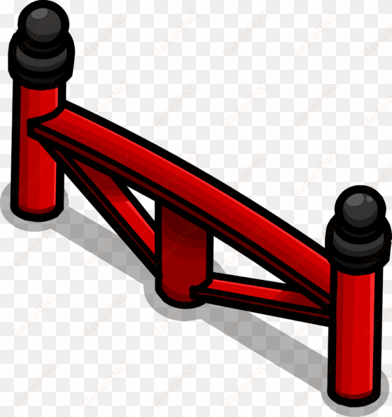 red bridge railing sprite 001 - bridge