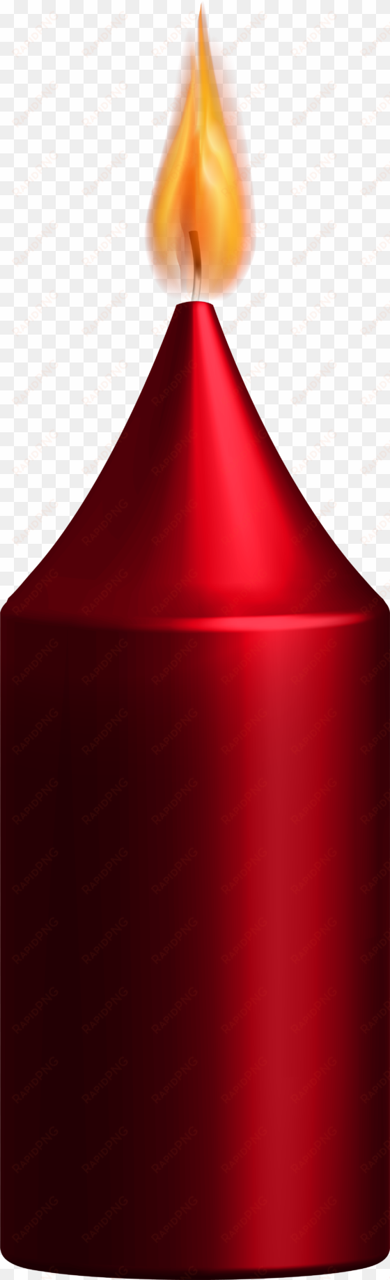 red candle png clip art - red candle clipart