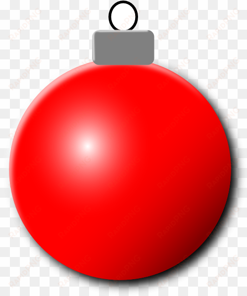 red christmas ornament png png freeuse - red christmas ornament clipart