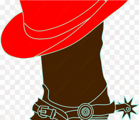 red clipart cowgirl hat - pink cowgirl boots clipart